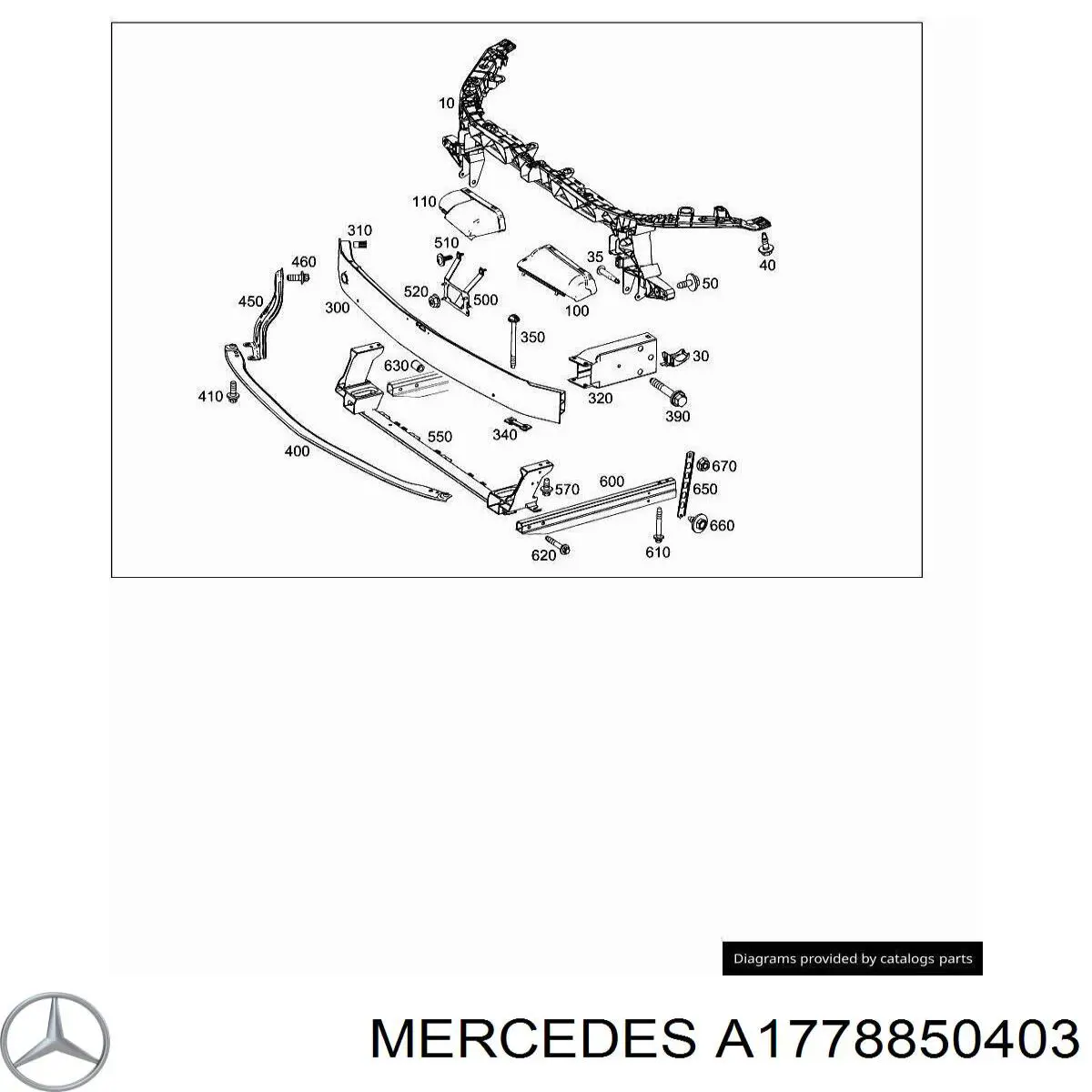 1778850403 Mercedes Consola do painel dianteiro direito