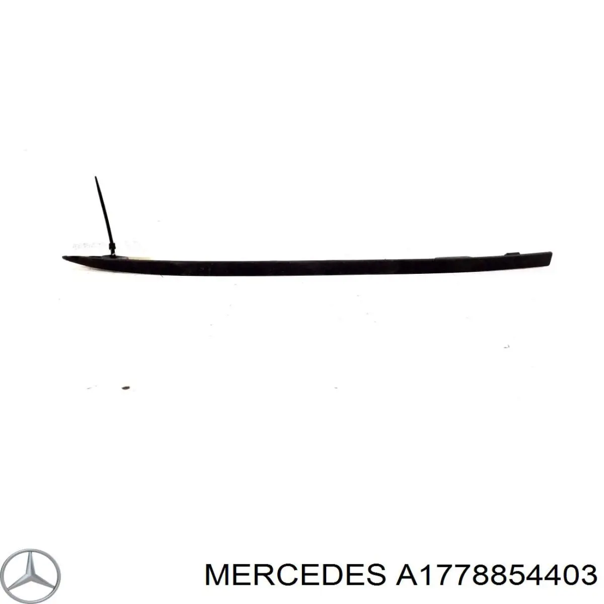 A1778854403 Mercedes Placa sobreposta do pára-choque dianteiro