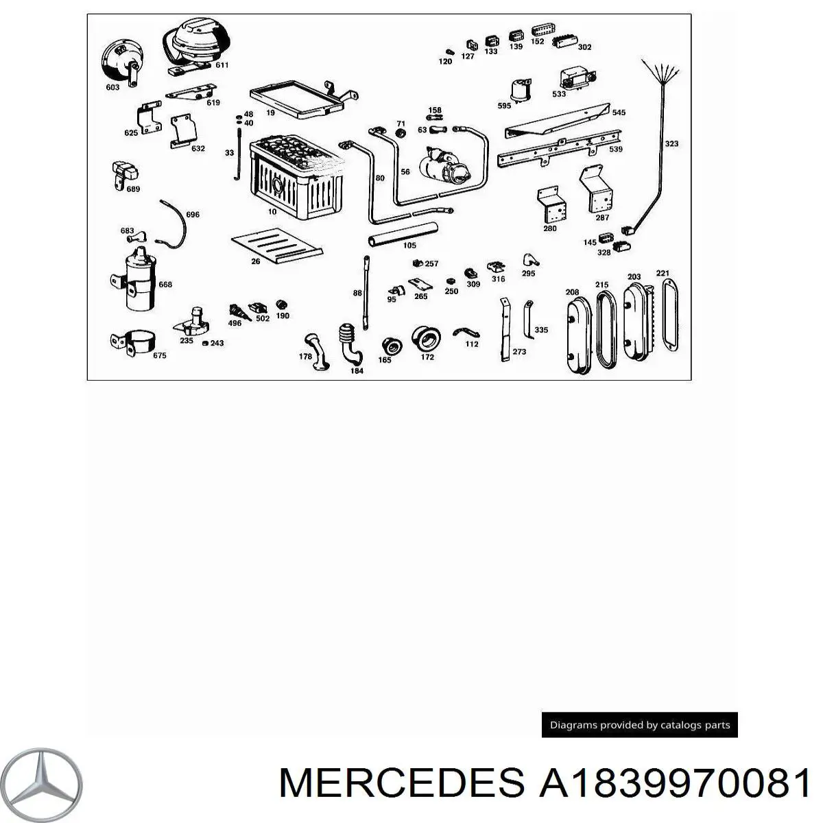  Mercedes A1839970081 preço, a partir de 19,51 USD
