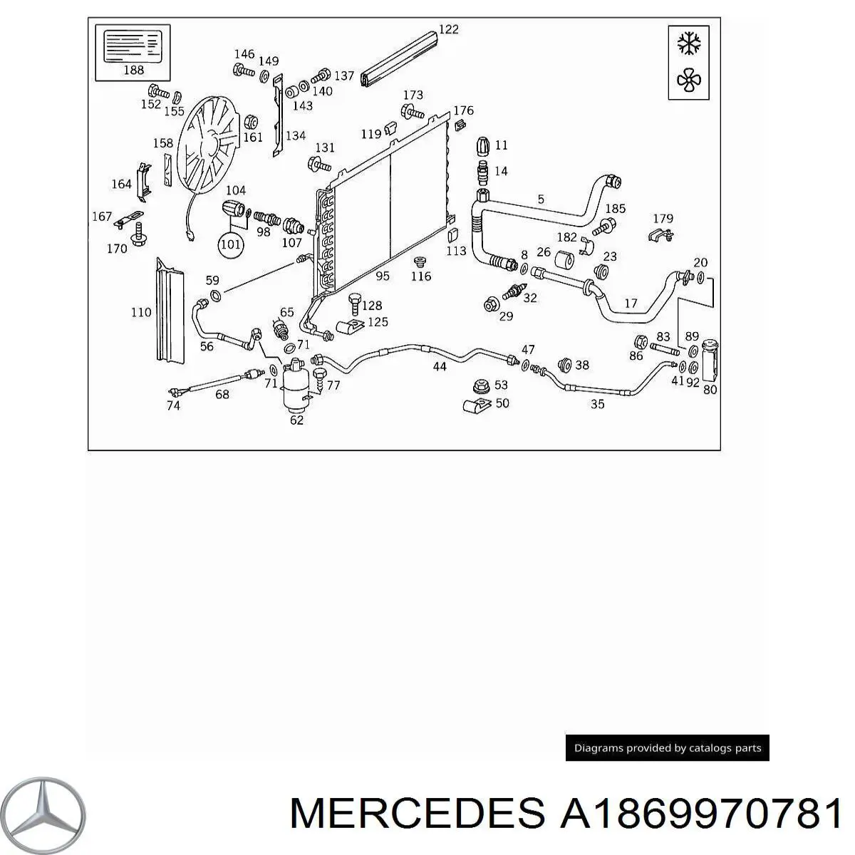  Mercedes A1869970781 preço, a partir de 10,86 USD