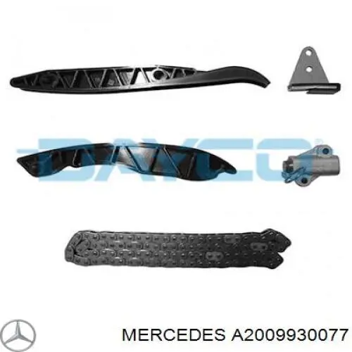 Cadeia superior do mecanismo de distribuição de gás, kit Mercedes A2009930077 preço, a partir de 135,26 USD