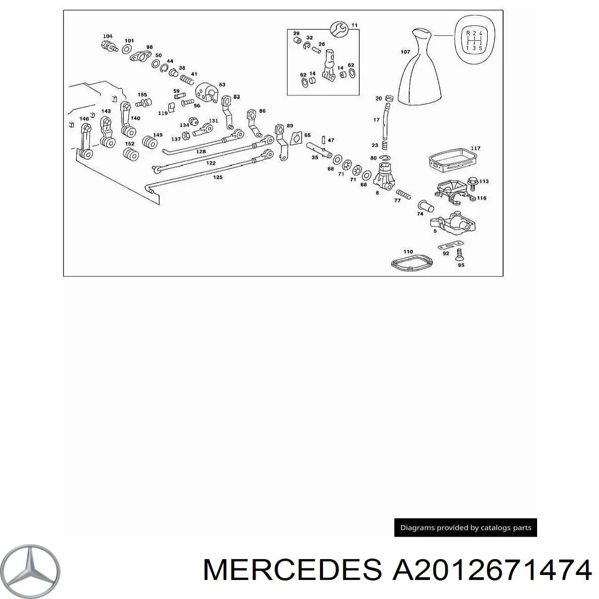  Mercedes A2012671474 preço, a partir de 26,67 USD