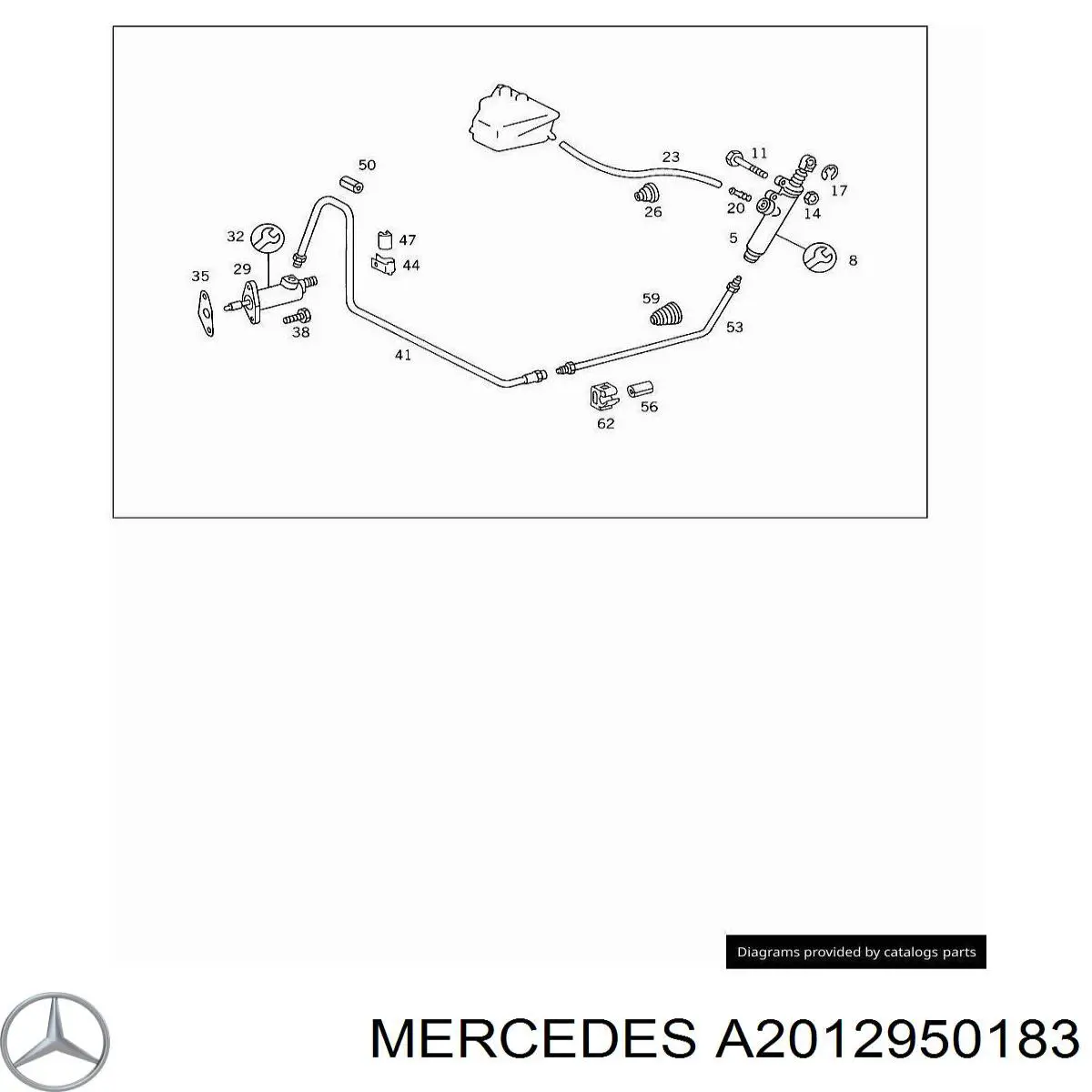 Mercedes A2012950183 preço, a partir de  USD
