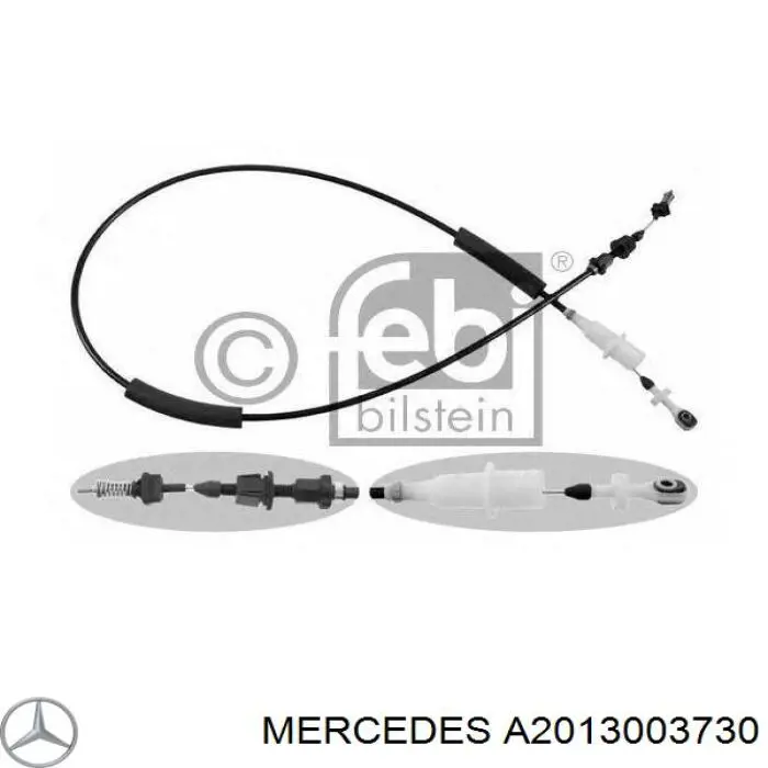 Cabo/pedal de gás (de acelerador) Mercedes A2013003730 preço, a partir de 30,30 USD