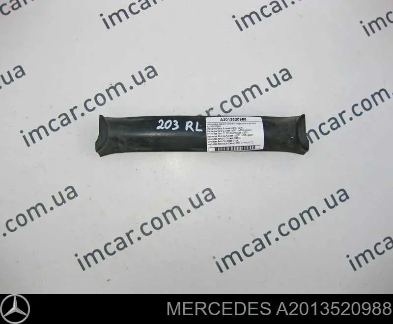 A2013520988 Mercedes Proteção do braço inferior traseiro