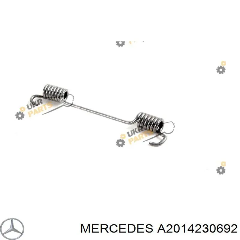 Compre A2014230692 Mercedes Mola das sapatas do freio de tambor traseiras