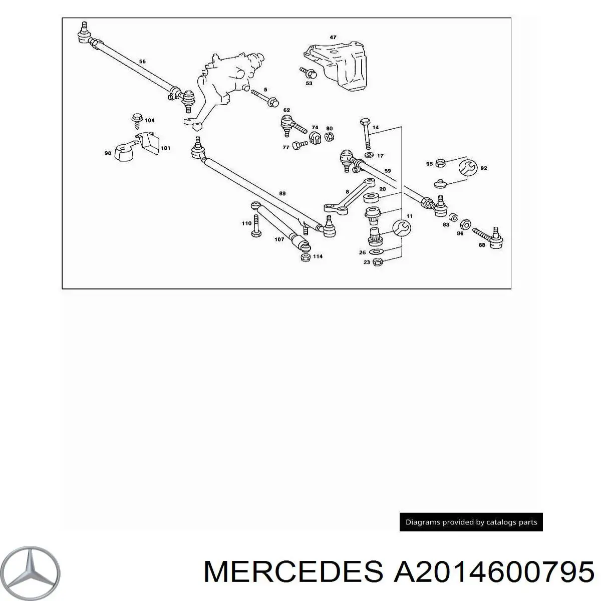 A2014600595 Mercedes 