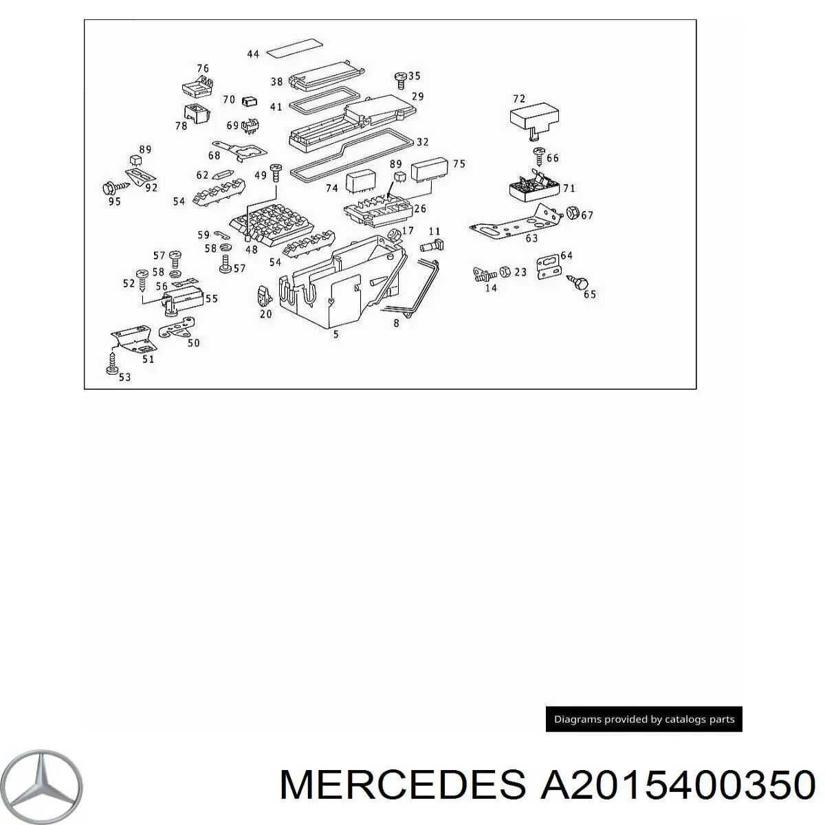 Compre A2015400350 Mercedes Unidade de dispositivos de segurança