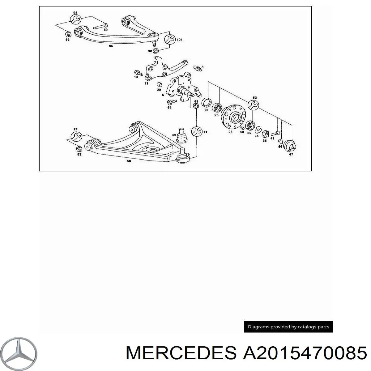 Compre A2015470085 Mercedes 