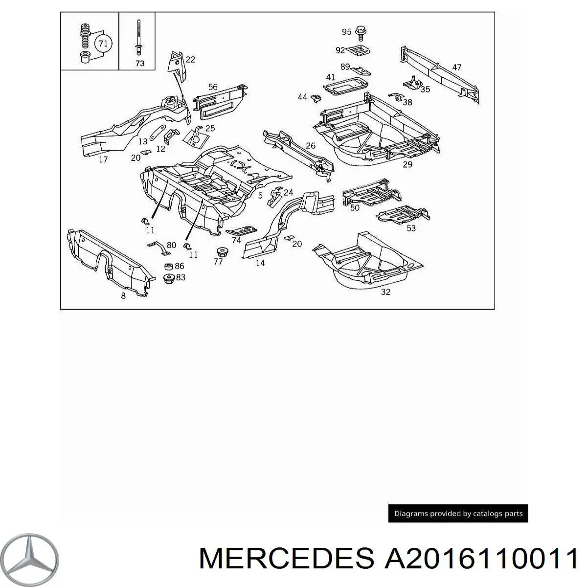  Mercedes A2016110011 preço, a partir de 141,46 USD