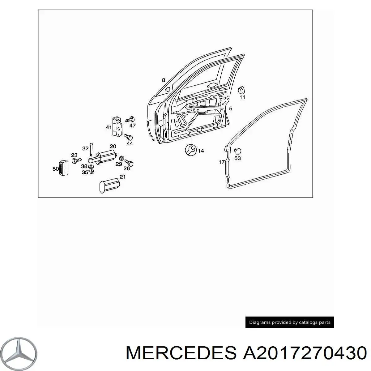 Mercedes A2017270430 preço, a partir de 41,46 USD