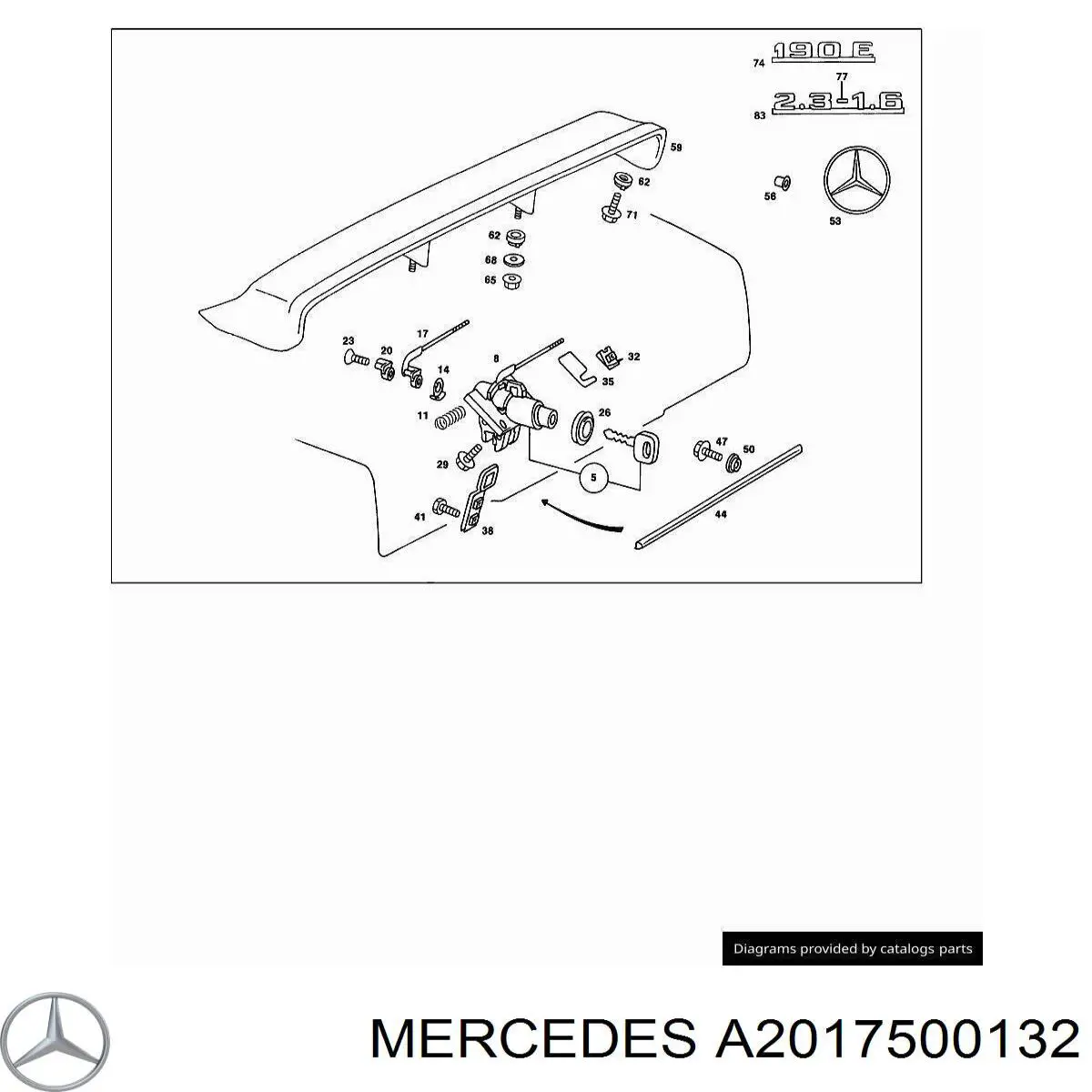 A2017500132 Mercedes 