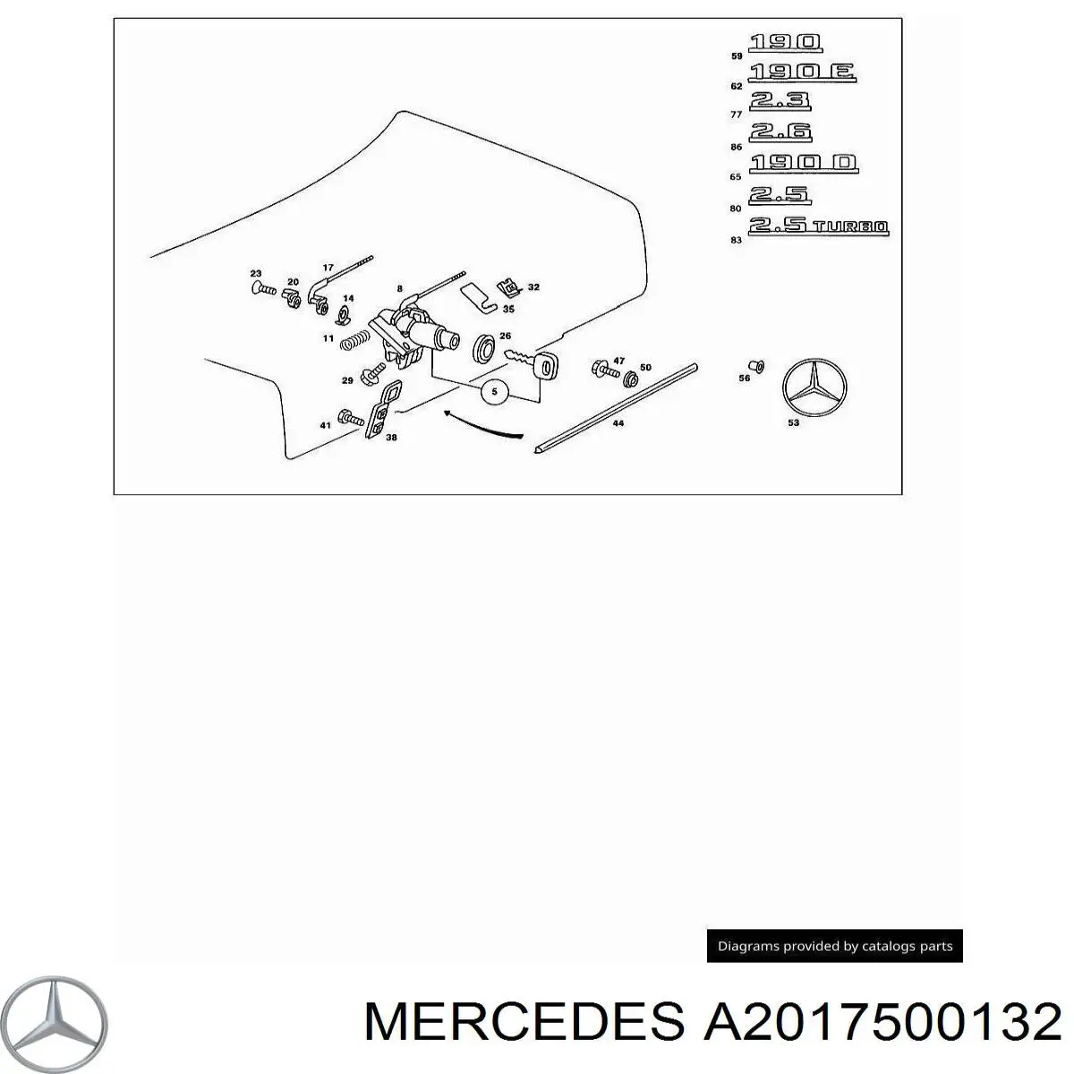  Mercedes A2017500132 preço, a partir de 21,19 USD