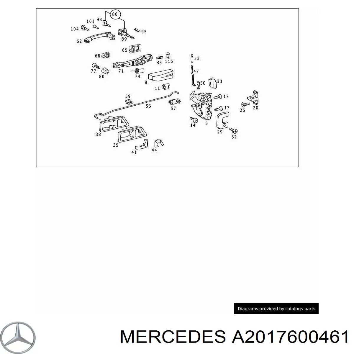 A2017600461 Mercedes 