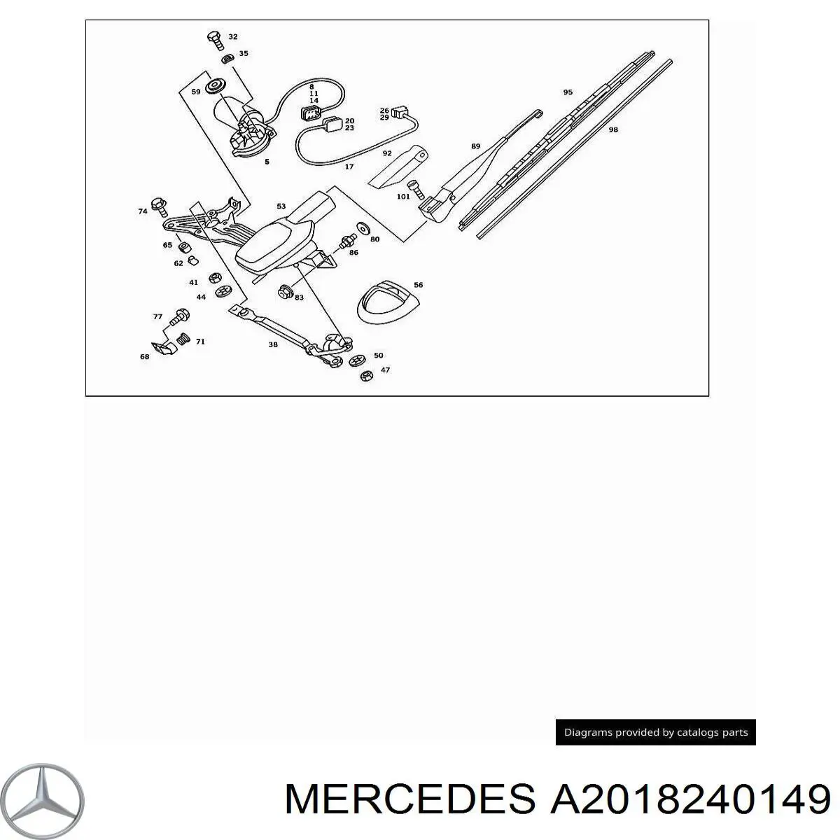  Mercedes A2018240149 preço, a partir de 3,58 USD