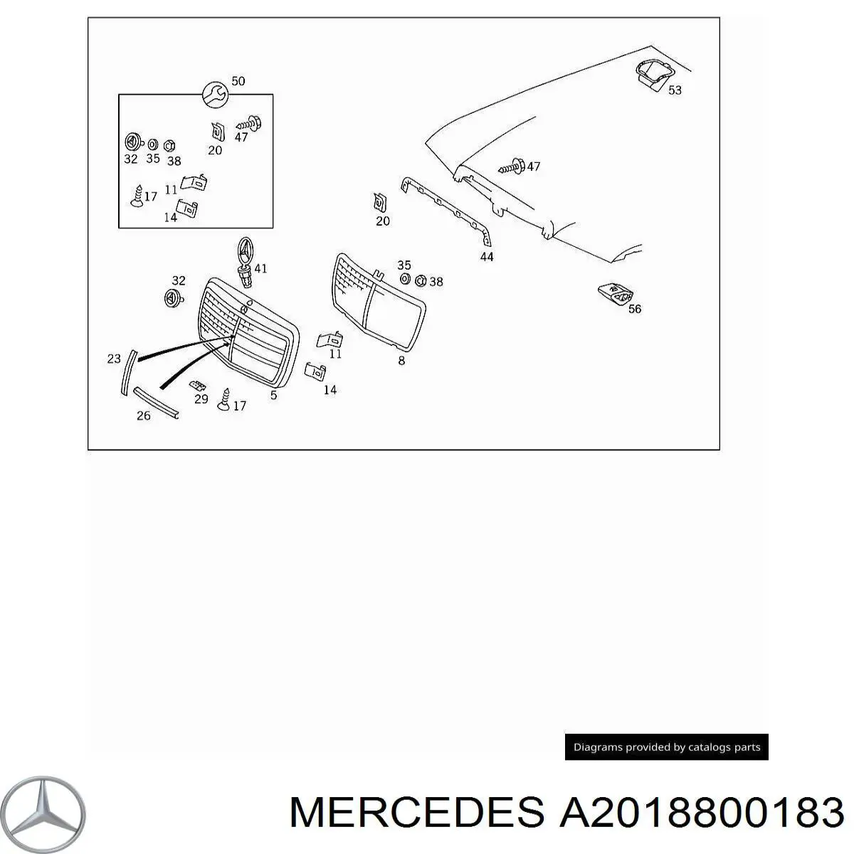A2018800183 Mercedes 