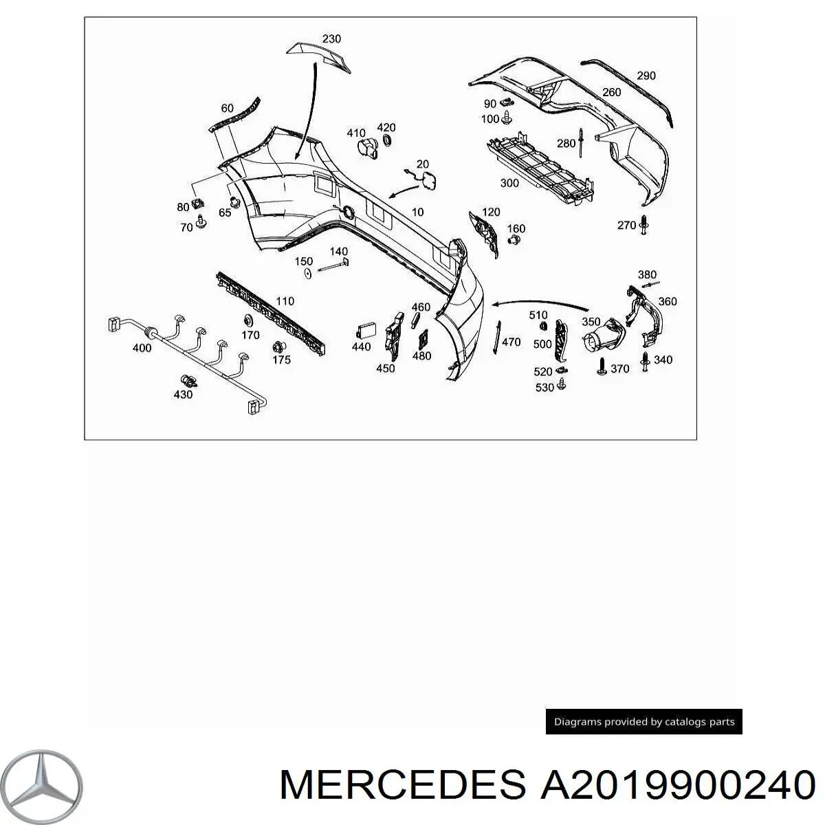 Compre A2019900240 Mercedes 