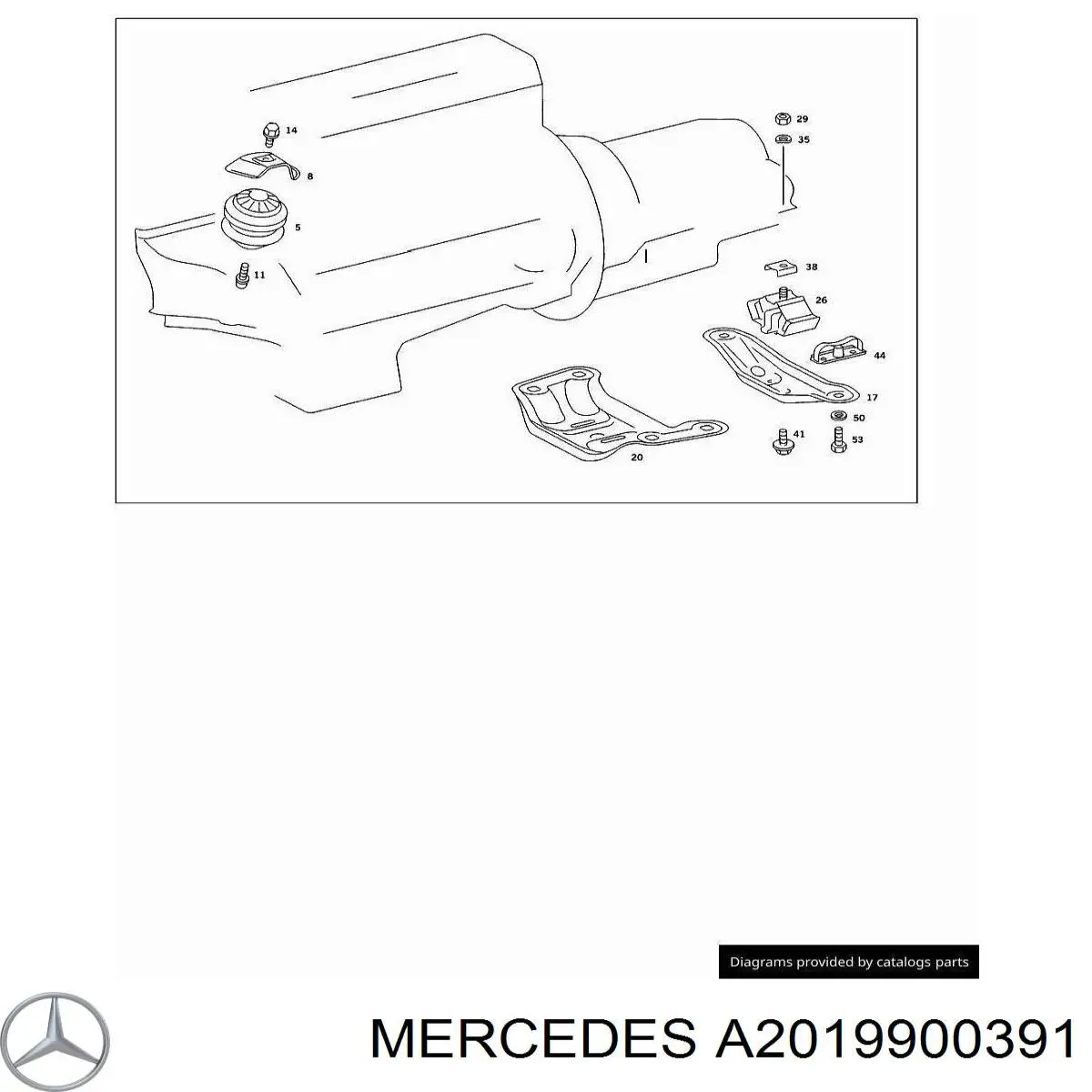 A2019900391 Mercedes 