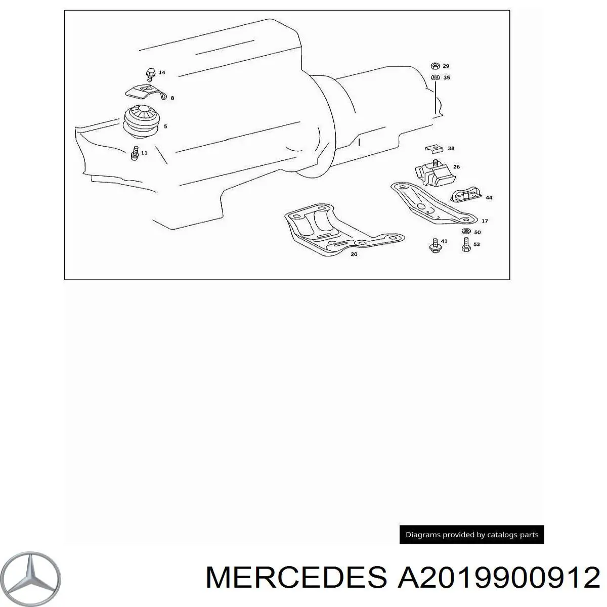 A2019900912 Mercedes 