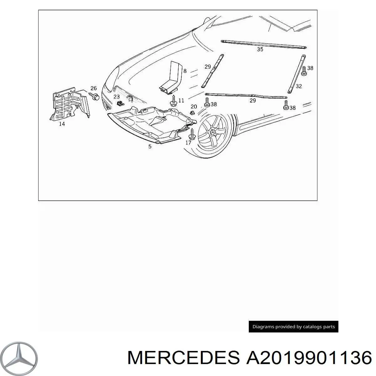  Mercedes A2019901136 preço, a partir de 8,20 USD