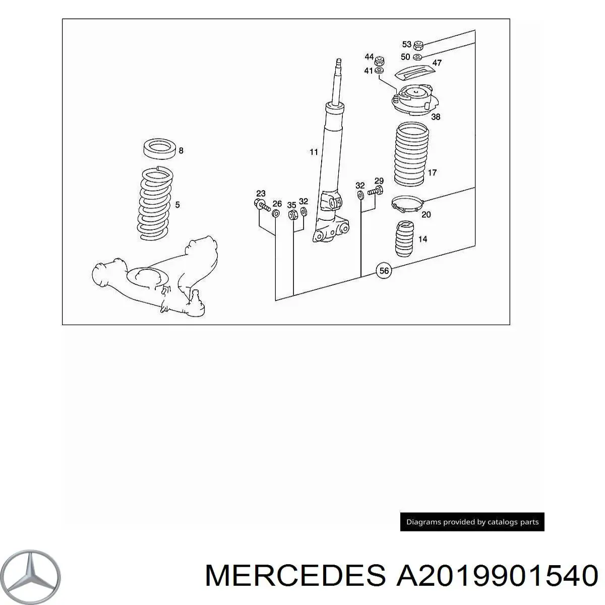 A2019901540 Mercedes 