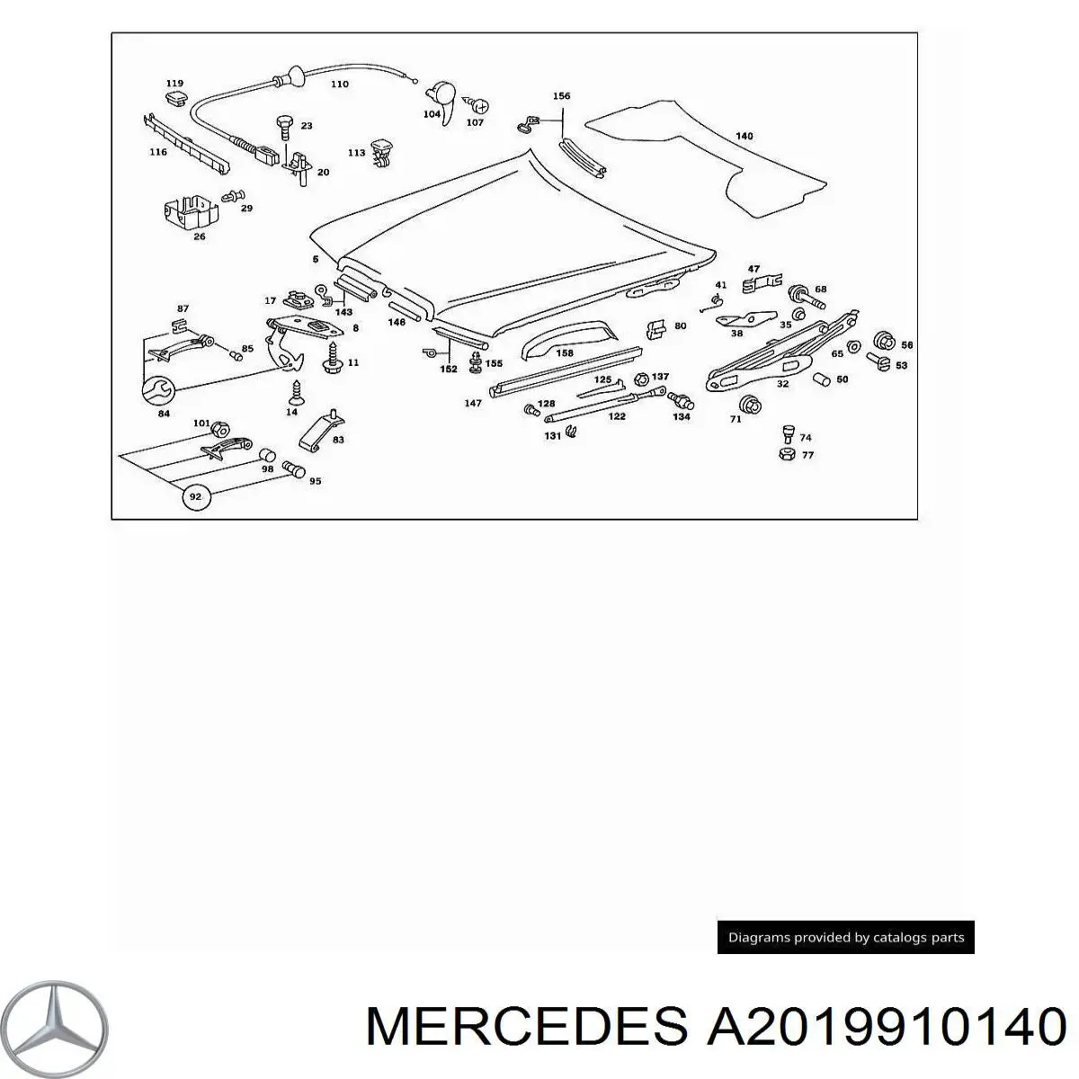 A2019910140 Mercedes 