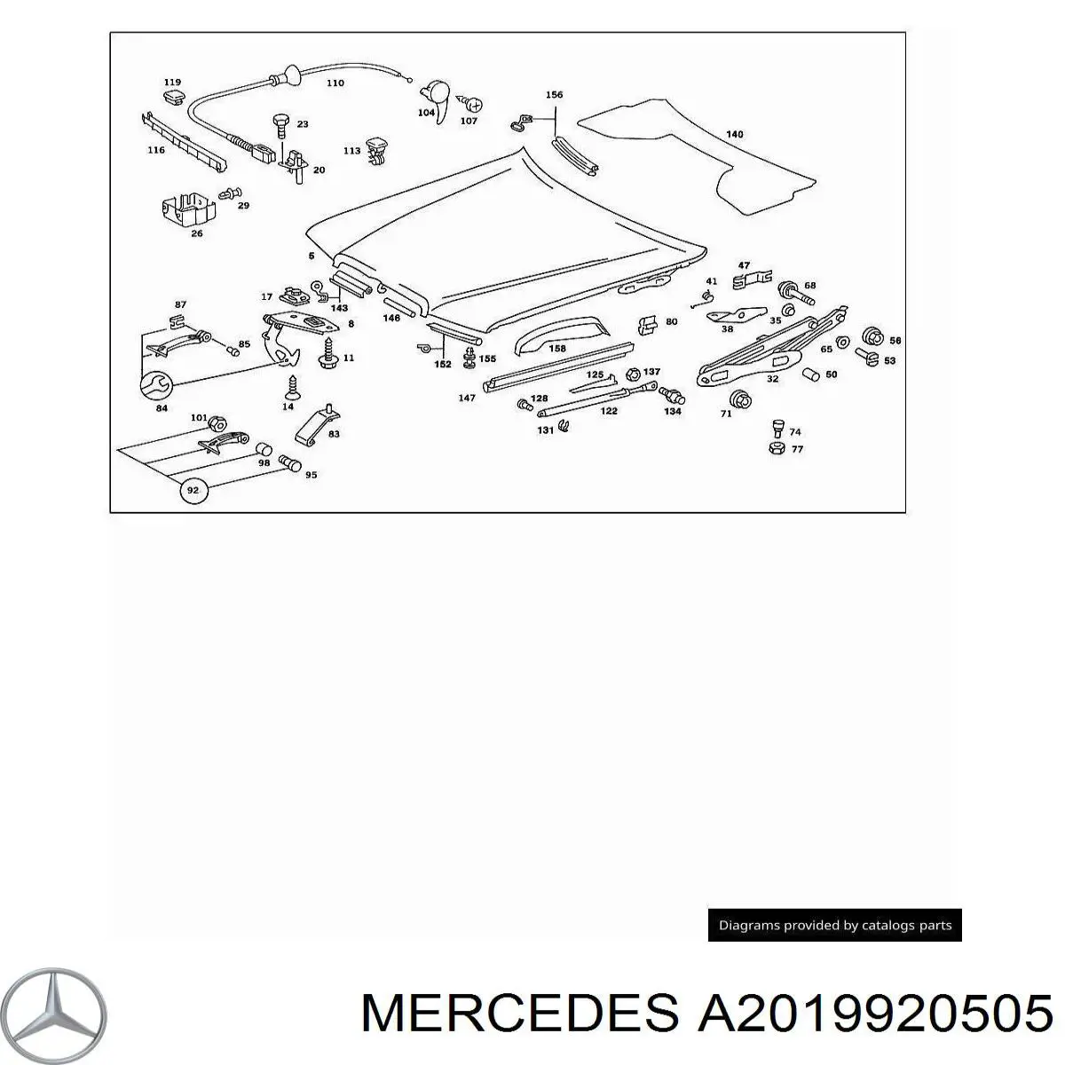  Mercedes A2019920505 preço, a partir de  
