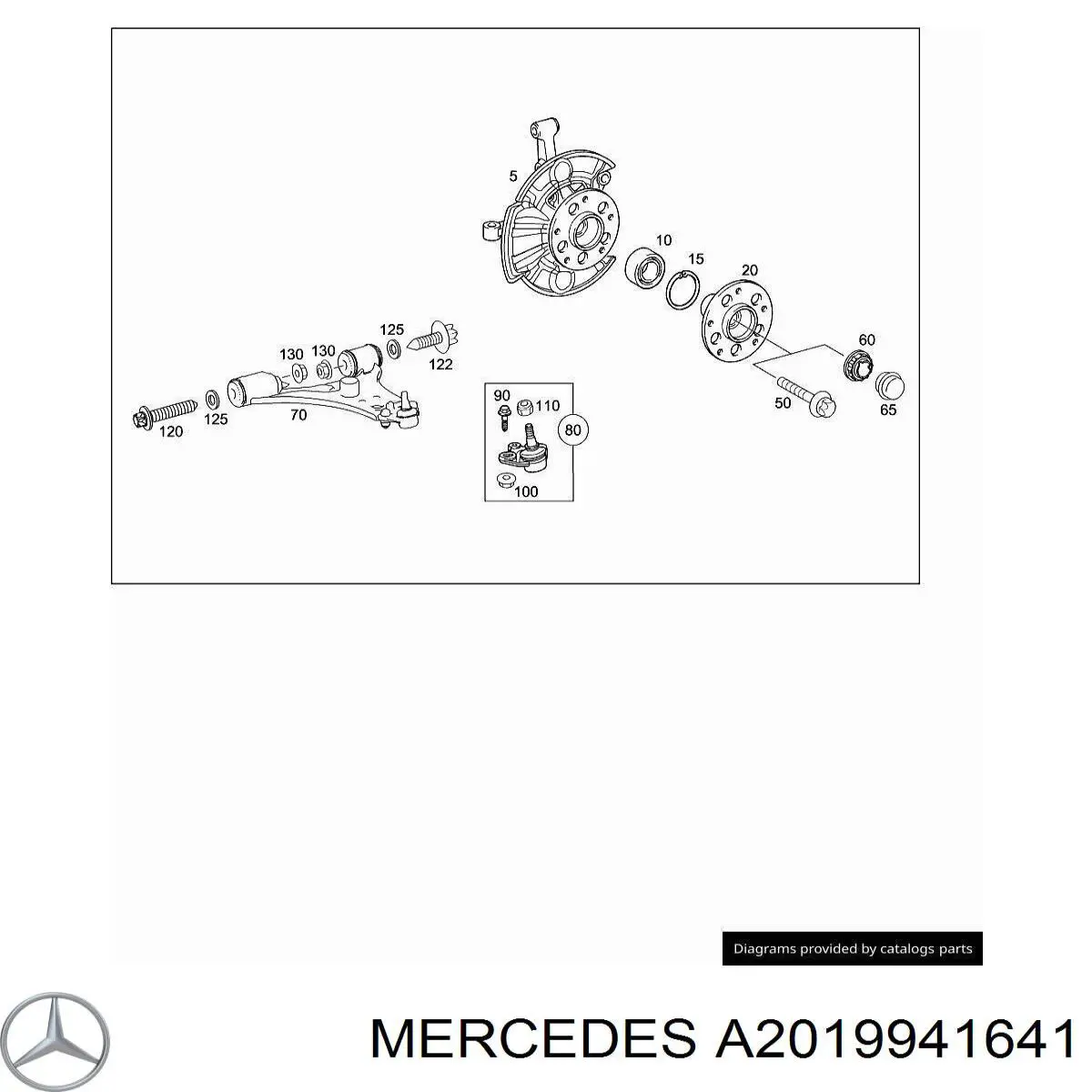 Anel de travagem de rolamento de cubo dianteiro Mercedes A2019941641 preço, a partir de 2,04 USD