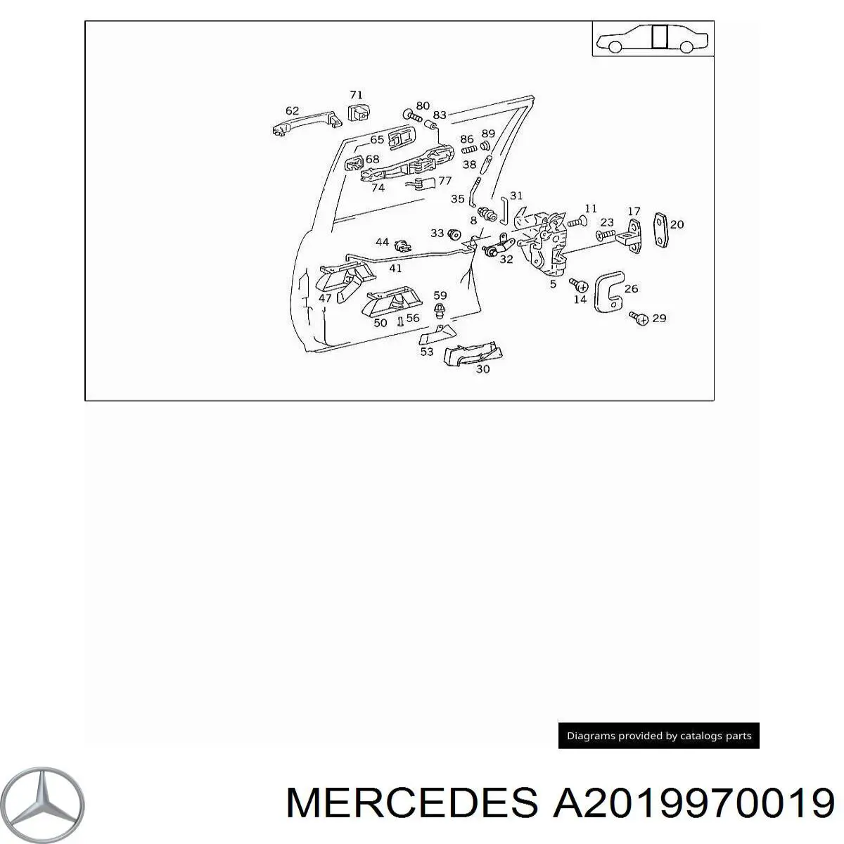  Mercedes A2019970019 preço, a partir de 9,15 USD