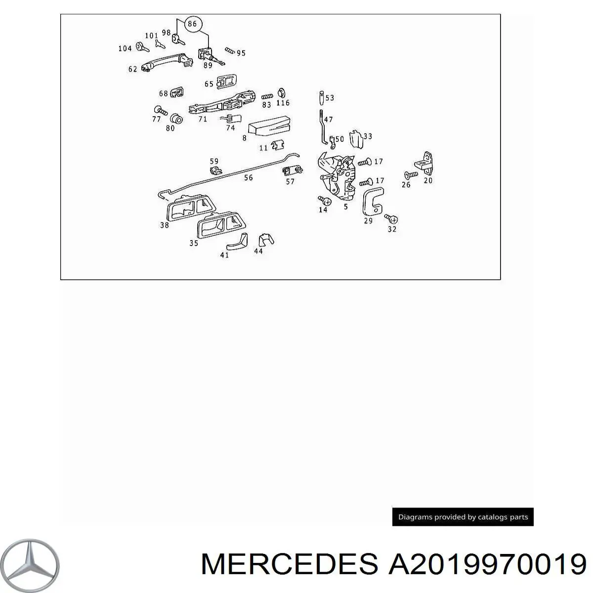 A2019970019 Mercedes 