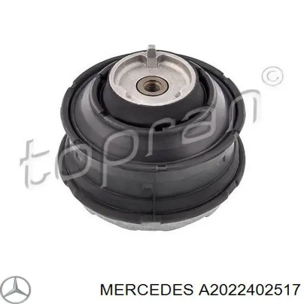 A2022402517 Mercedes Coxim (suporte) esquerdo de motor