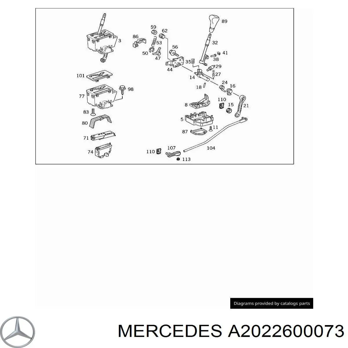 A2022600073 Mercedes 