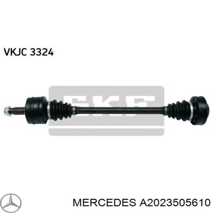 A2023505610 Mercedes Semieixo traseiro