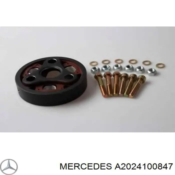 Compre A2024100847 Mercedes Acoplamento elástico do veio de transmissão