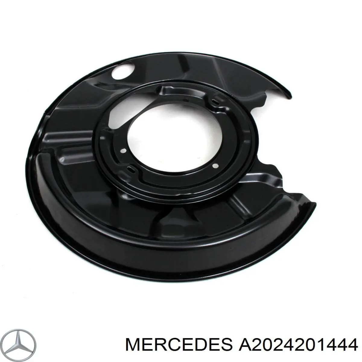 Compre A2024201444 Mercedes Proteção esquerda do freio de disco traseiro