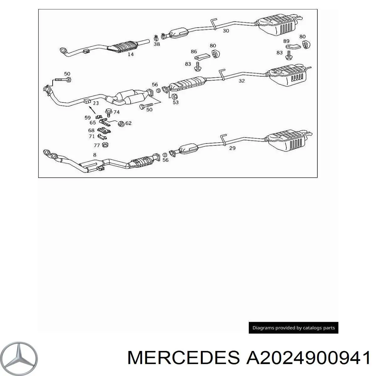 A2024900941 Mercedes 