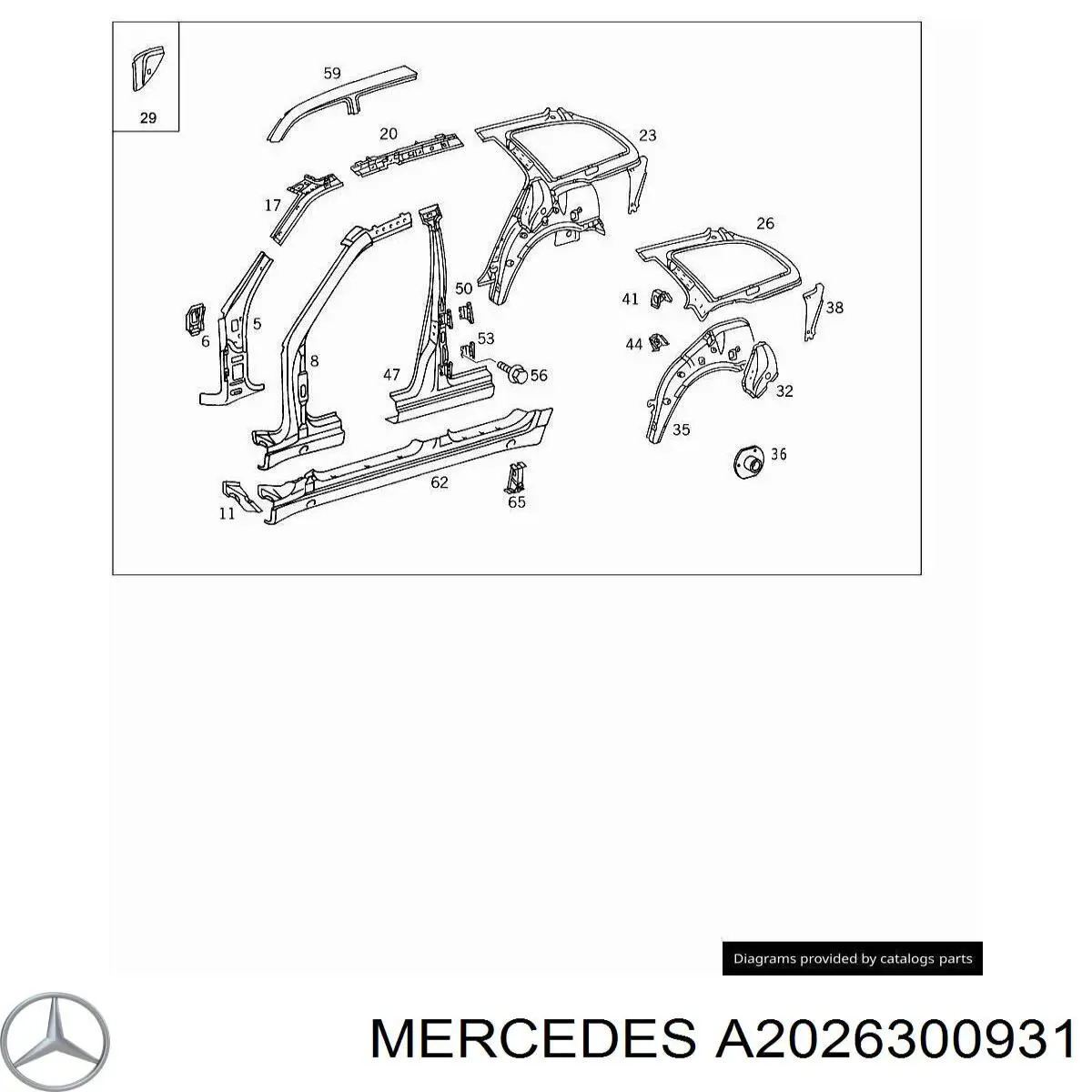 A2026300931 Mercedes 