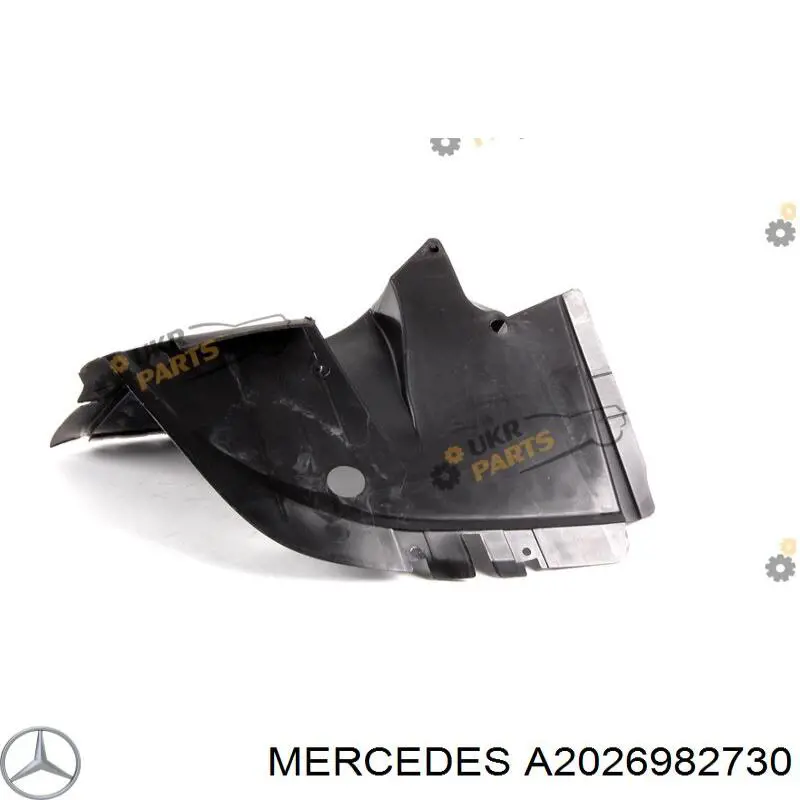 Compre A2026982730 Mercedes Guarda-barras esquerdo dianteiro do pára-lama dianteiro