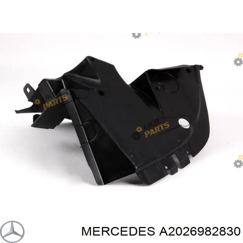 Guarda-barras direito dianteiro do pára-lama dianteiro Mercedes A2026982830 preço, a partir de 21,89 USD