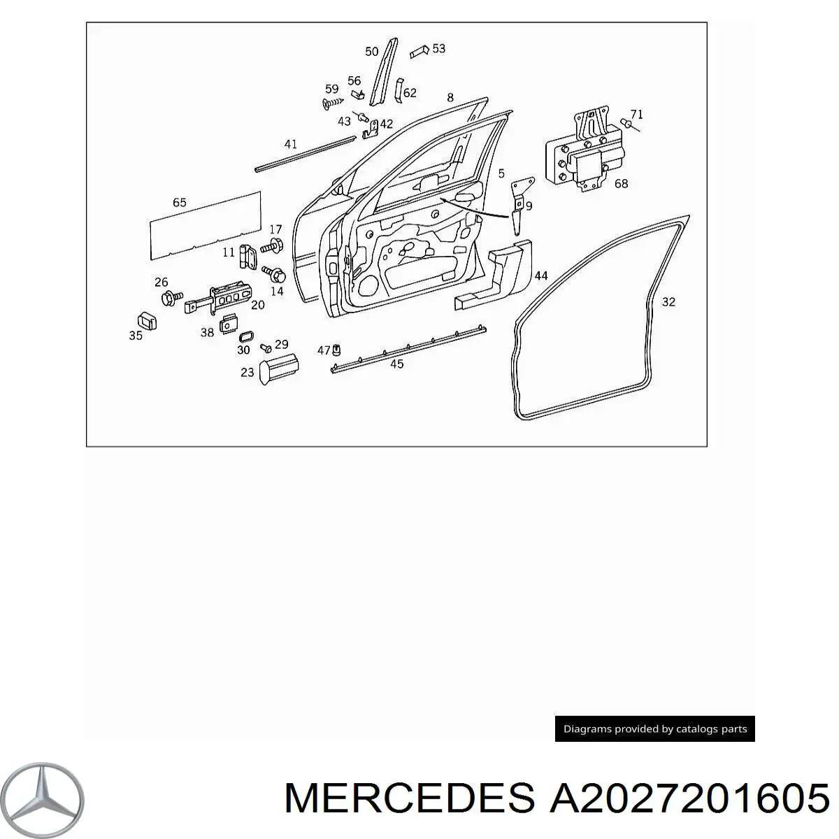 A202720160528 Mercedes Porta dianteira direita