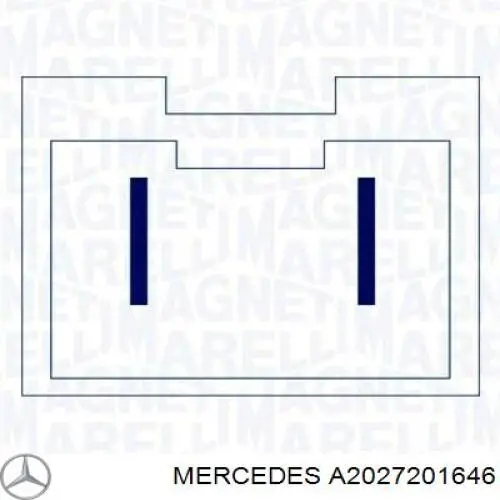 A2027201646 Mercedes Mecanismo de acionamento de vidro da porta dianteira direita