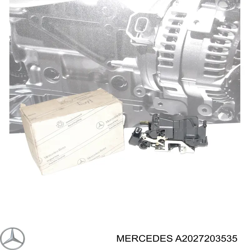 A2027203535 Mercedes Fecho da porta dianteira esquerda