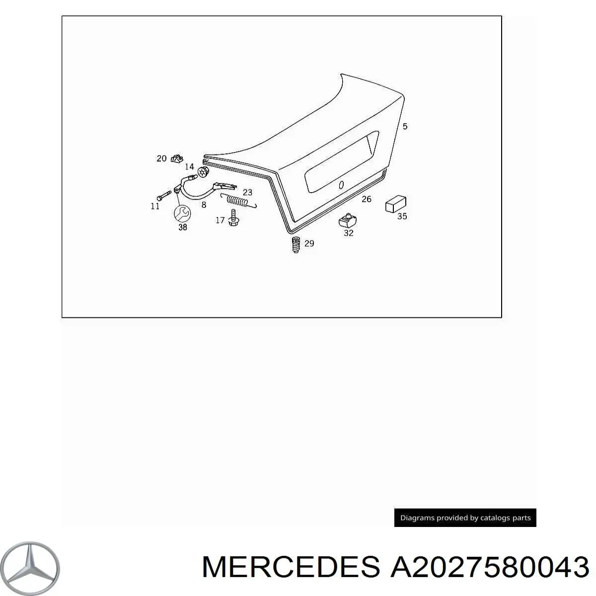 A2027580043 Mercedes 