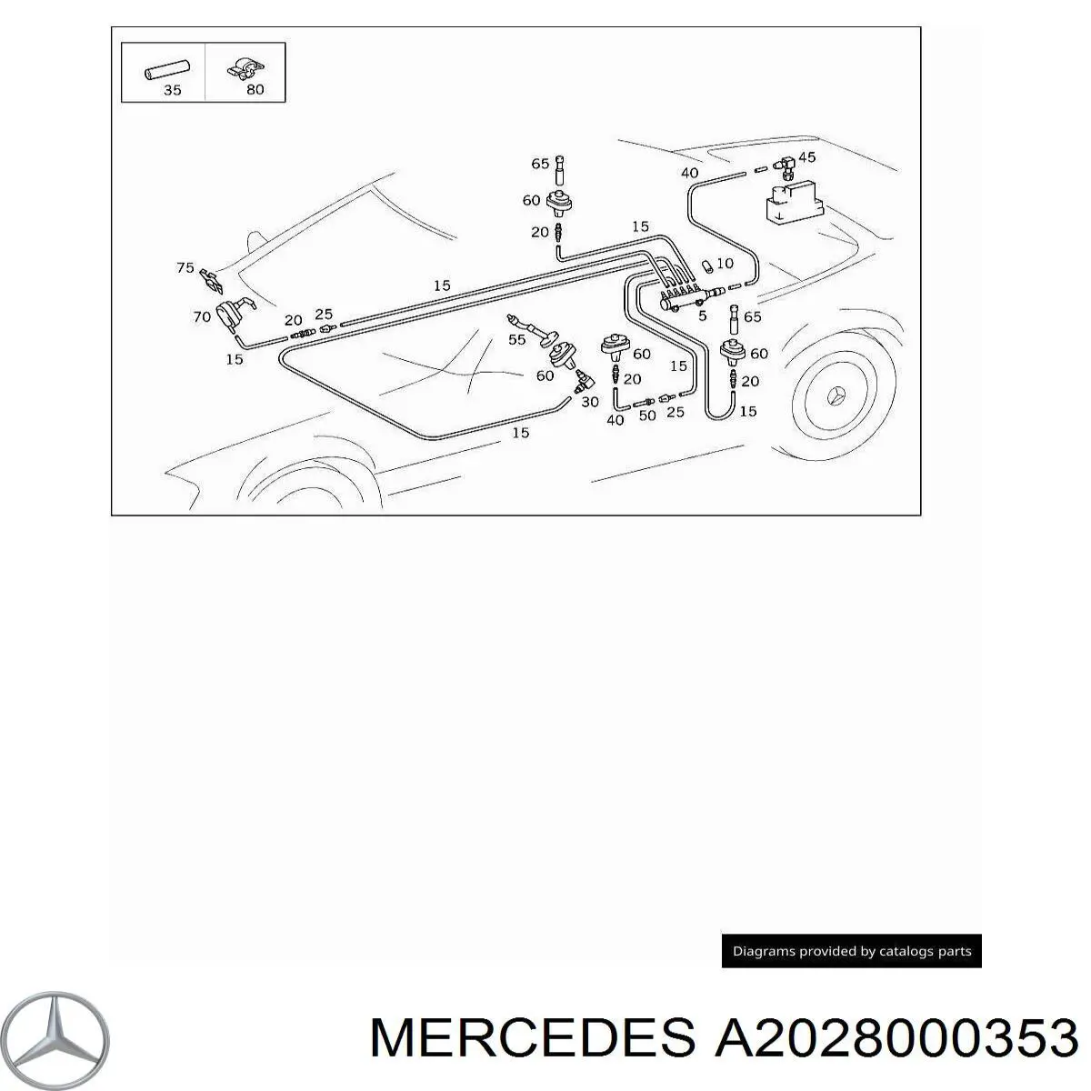 A1298000253 Mercedes 