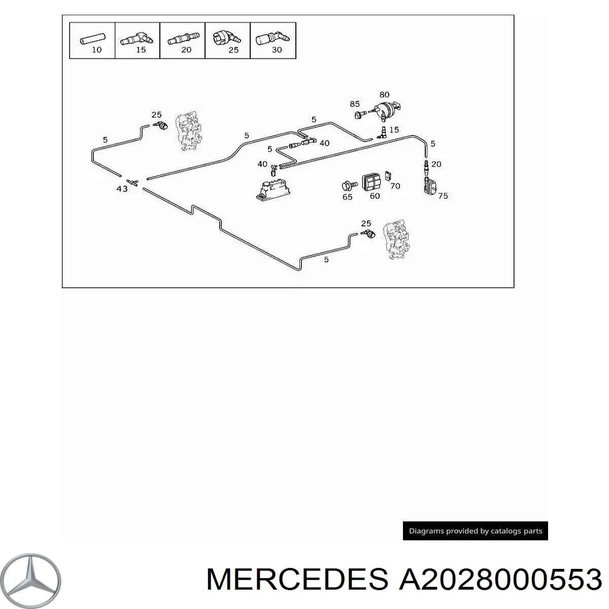  Mercedes A2028000553 preço, a partir de 12,78 USD