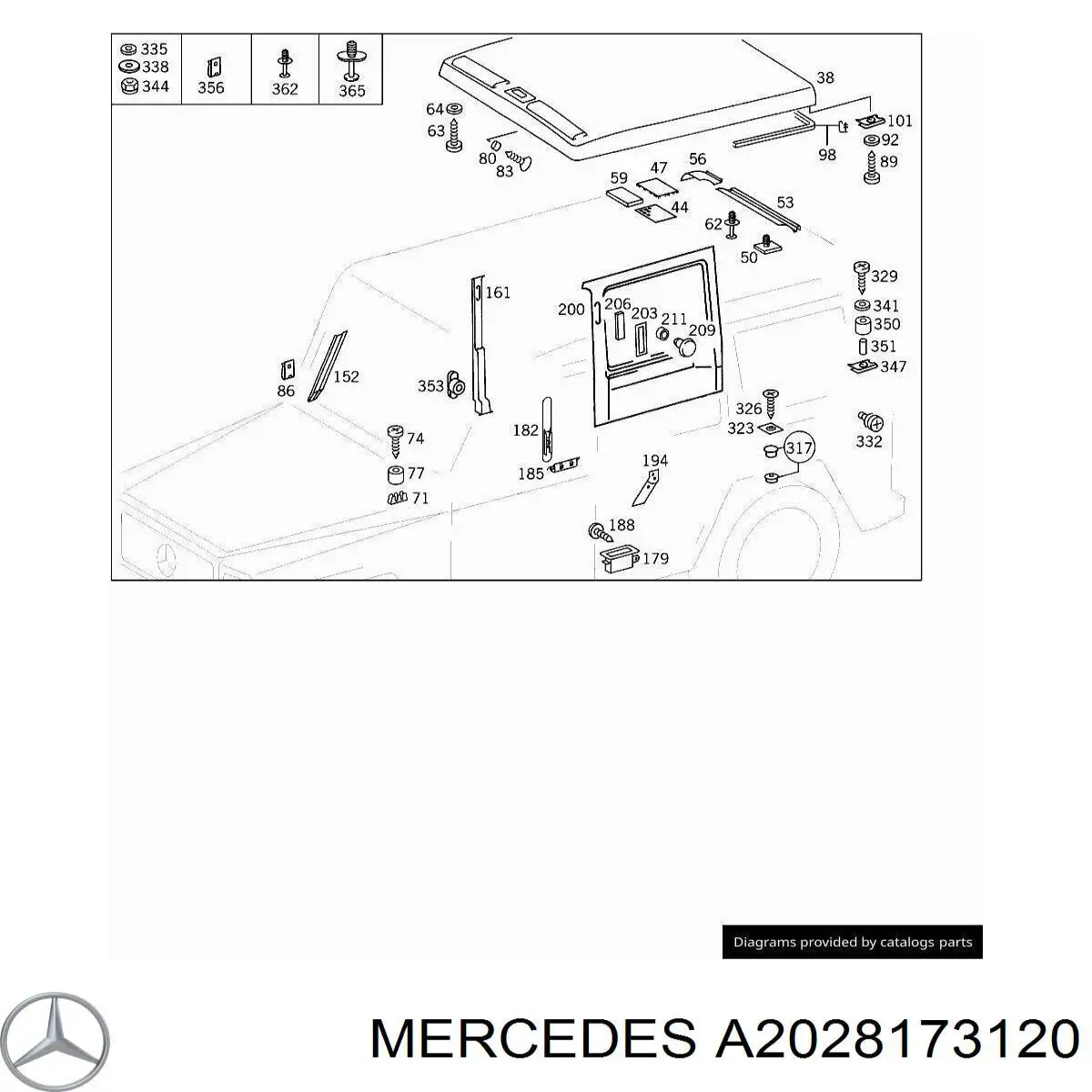  Mercedes A2028173120 preço, a partir de 14,96 USD