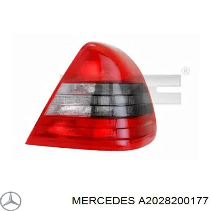 A2028200177 Mercedes Circuito de contato da luz traseira