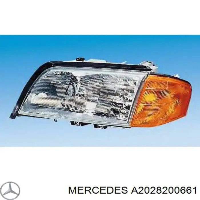 A2028200661 Mercedes Luz direita