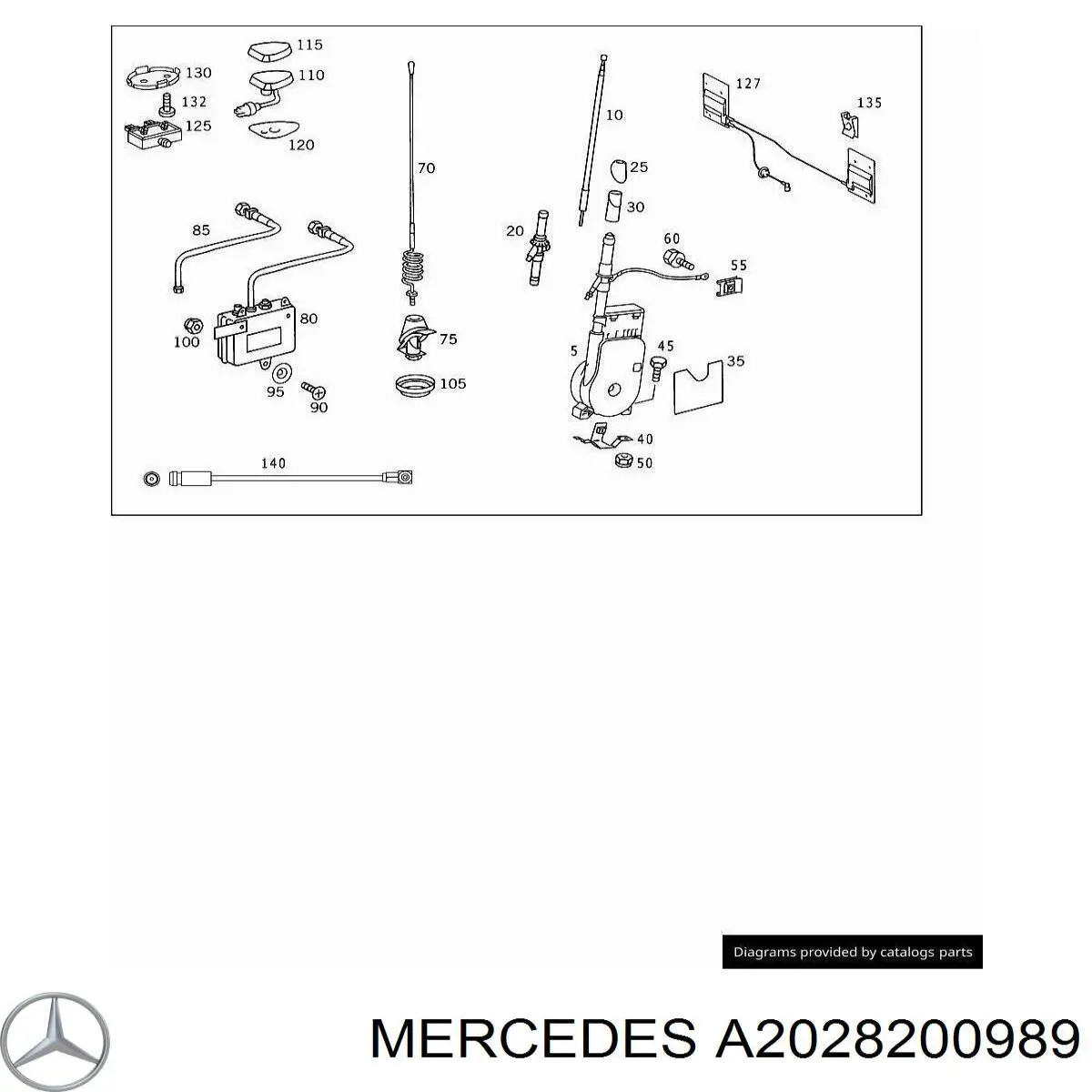 A2028200989 Mercedes 