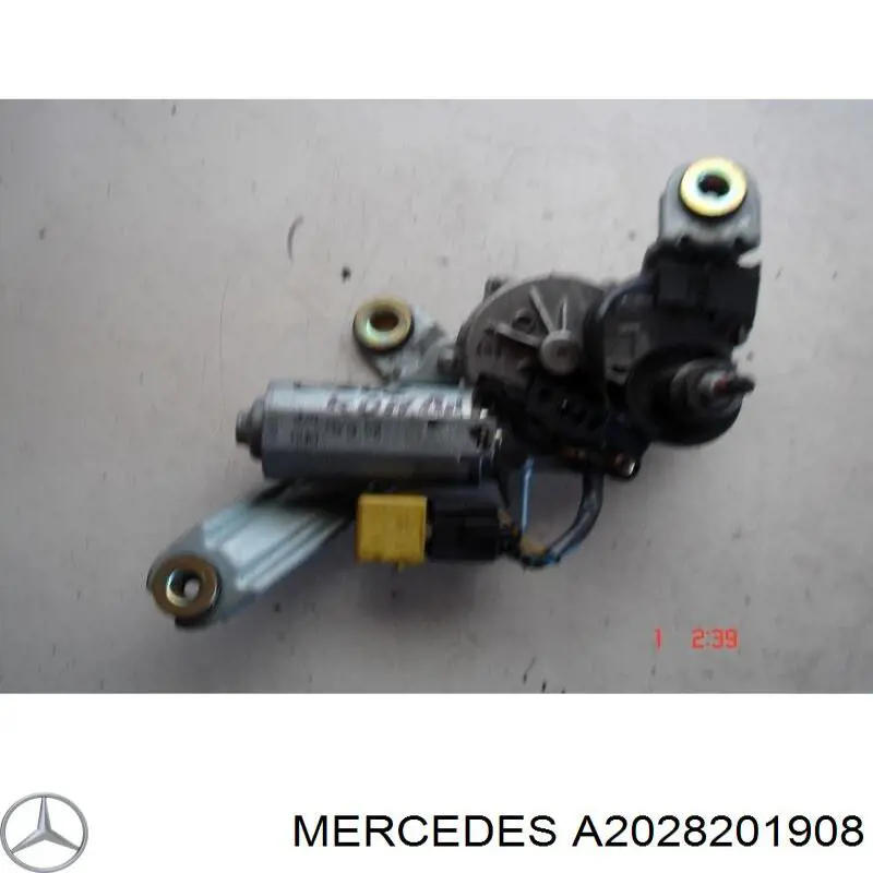 A2028201908 Mercedes Motor de limpador pára-brisas de vidro traseiro